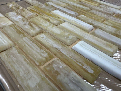 Butterscotch Silk Mosaic Tile 13x13