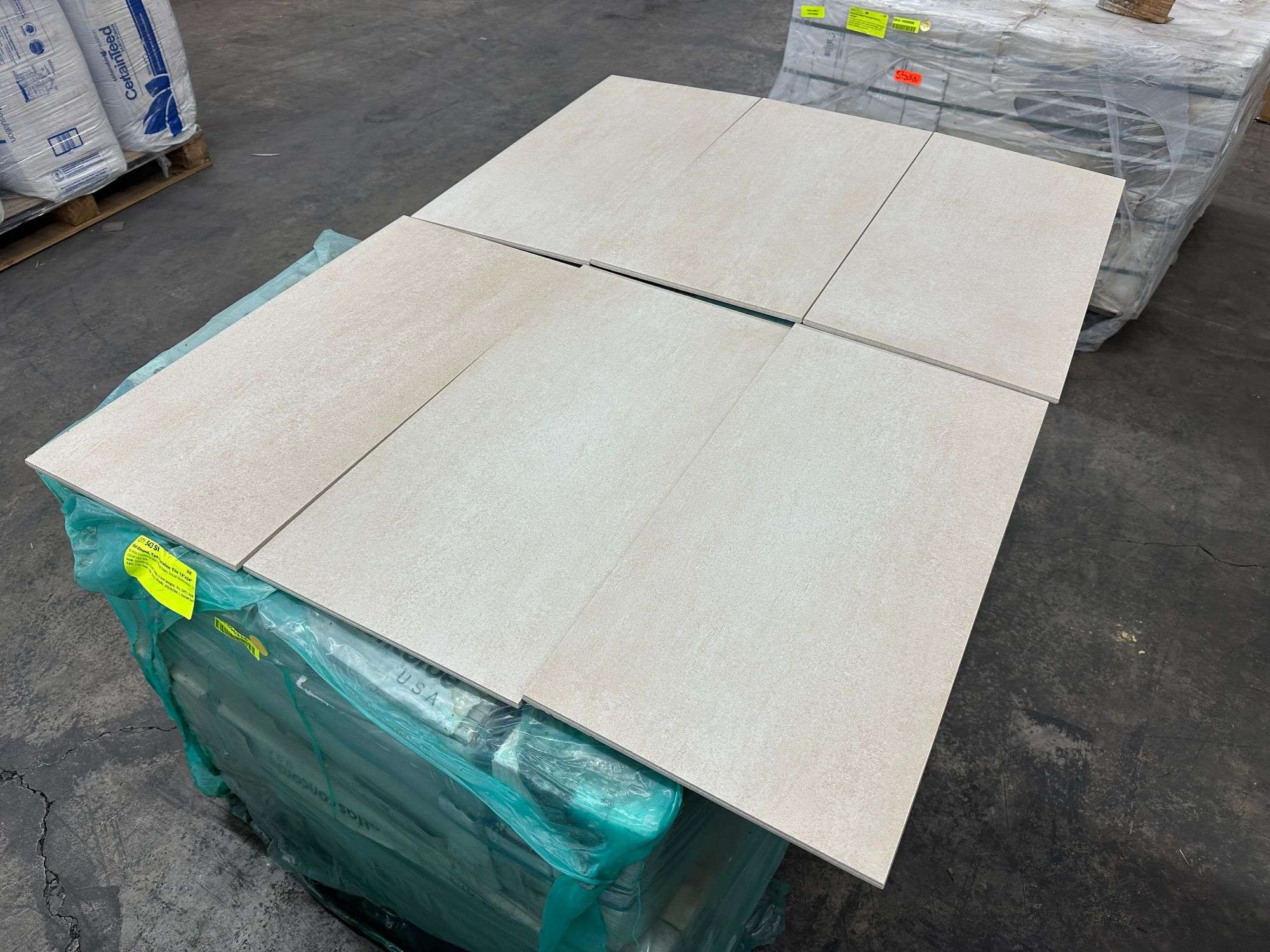 Almond Tan Porcelain Tile 12x24