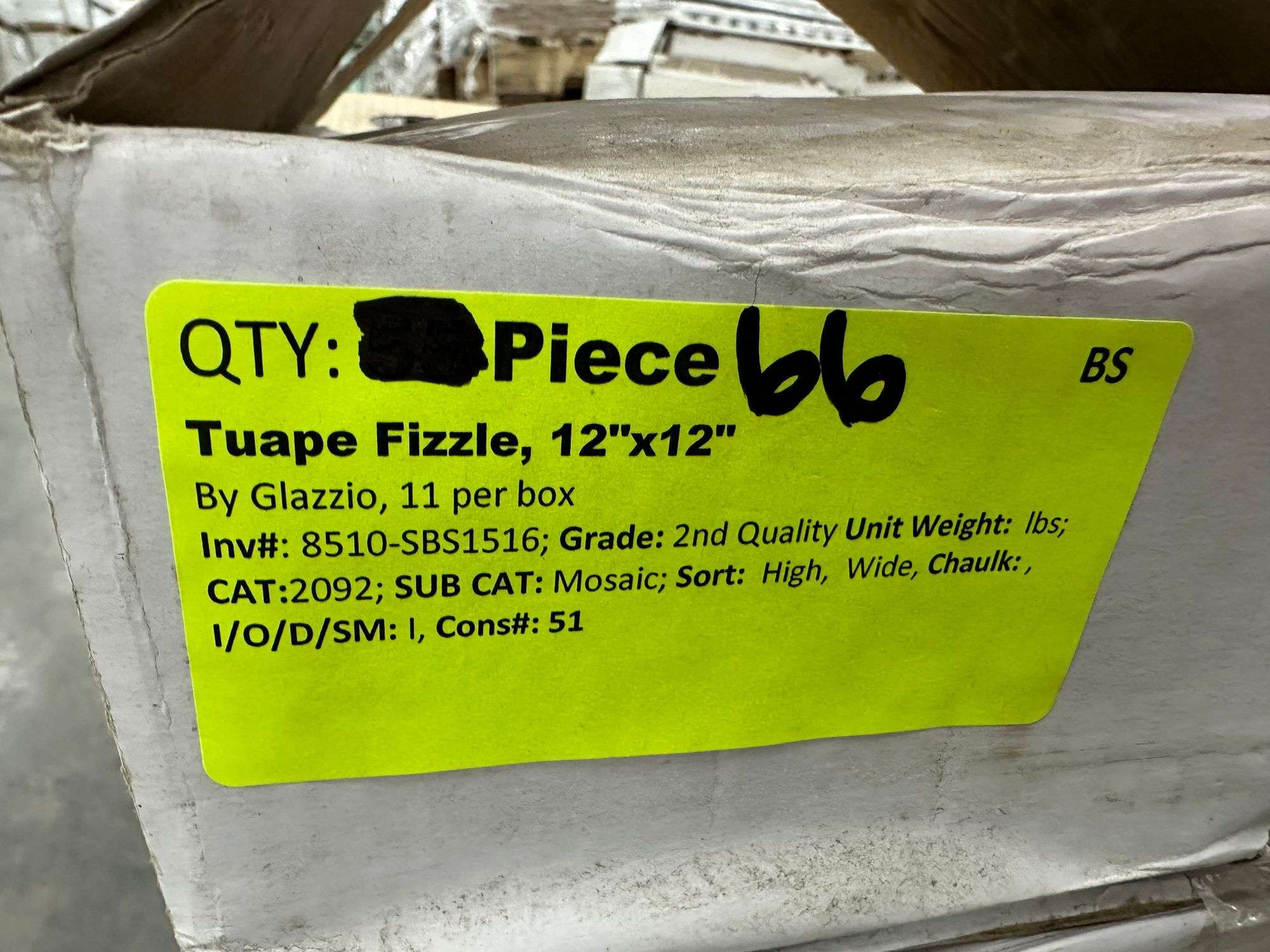 Tuape Fizzle Mosaic Tile 12x12